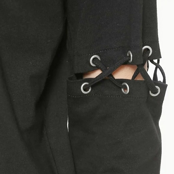 𝅺Hocus Pocus Billy Butcherson, Black Long‎ Sleeve Cotton Shirt Size L Disney - Picture 7 of 11